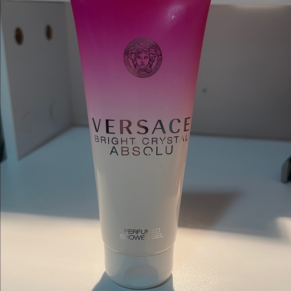 Versace Bright Crystal Absolu Pink and White Shower Gel